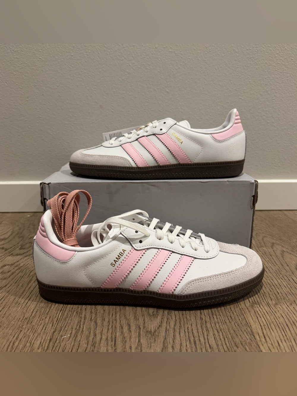 Adidas Samba OG White Clear Pink Gum